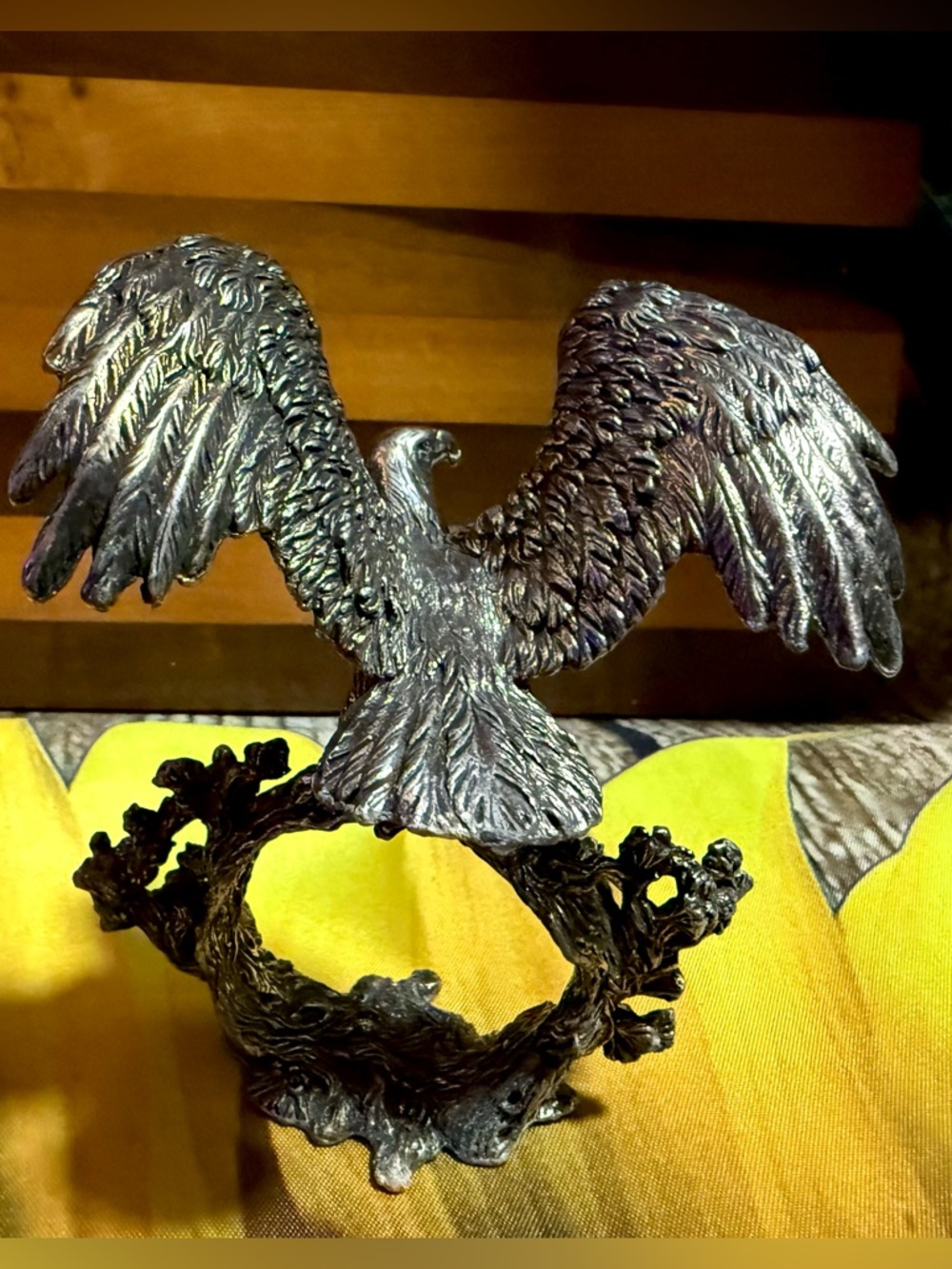 Vintage Reed and Barton Napkin Ring 1824 Collection Eagle Silver Plate